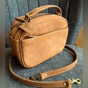 Bass Leather purse with additional strap